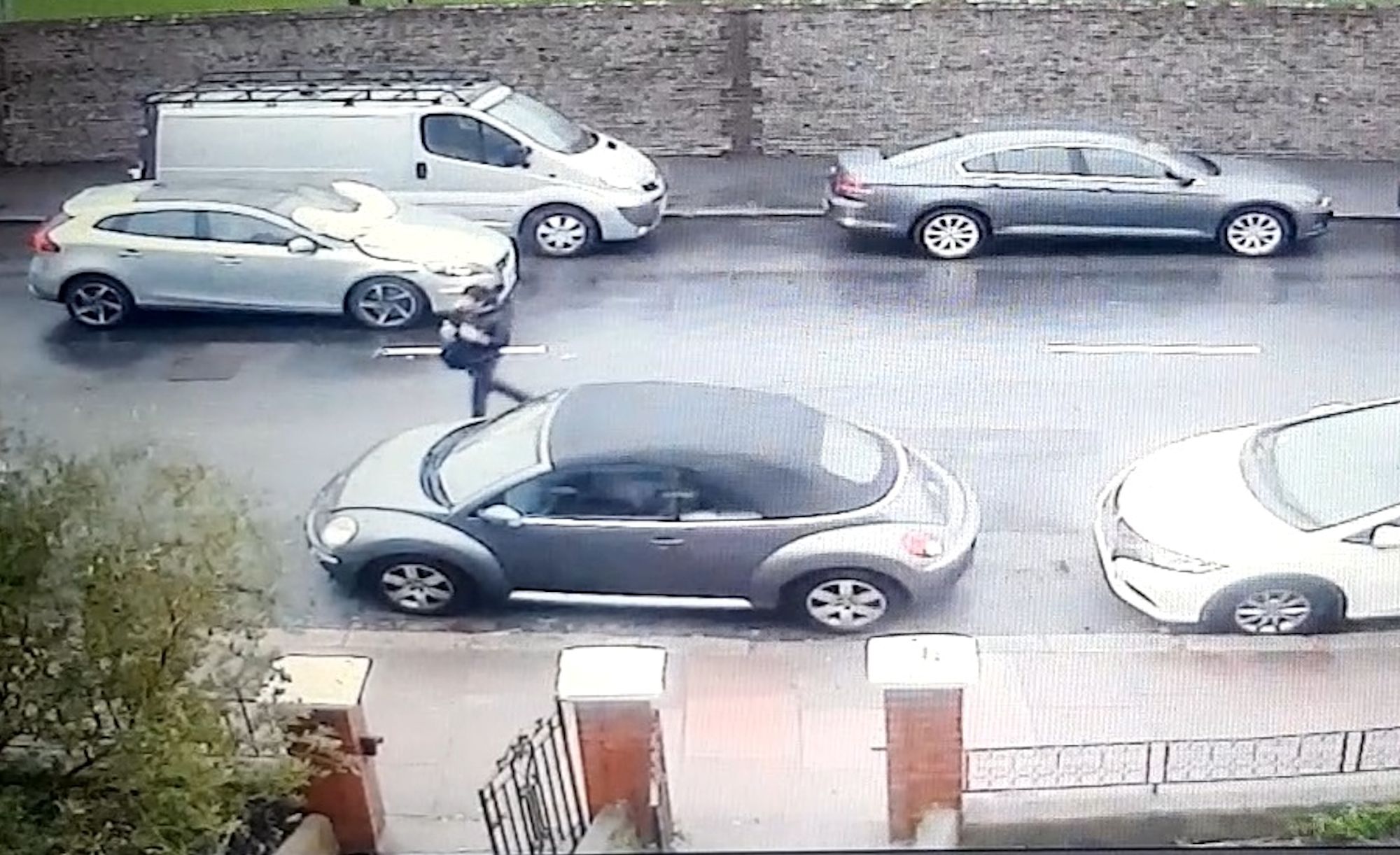 Schoolboy walks off after being thrown across car bonnet