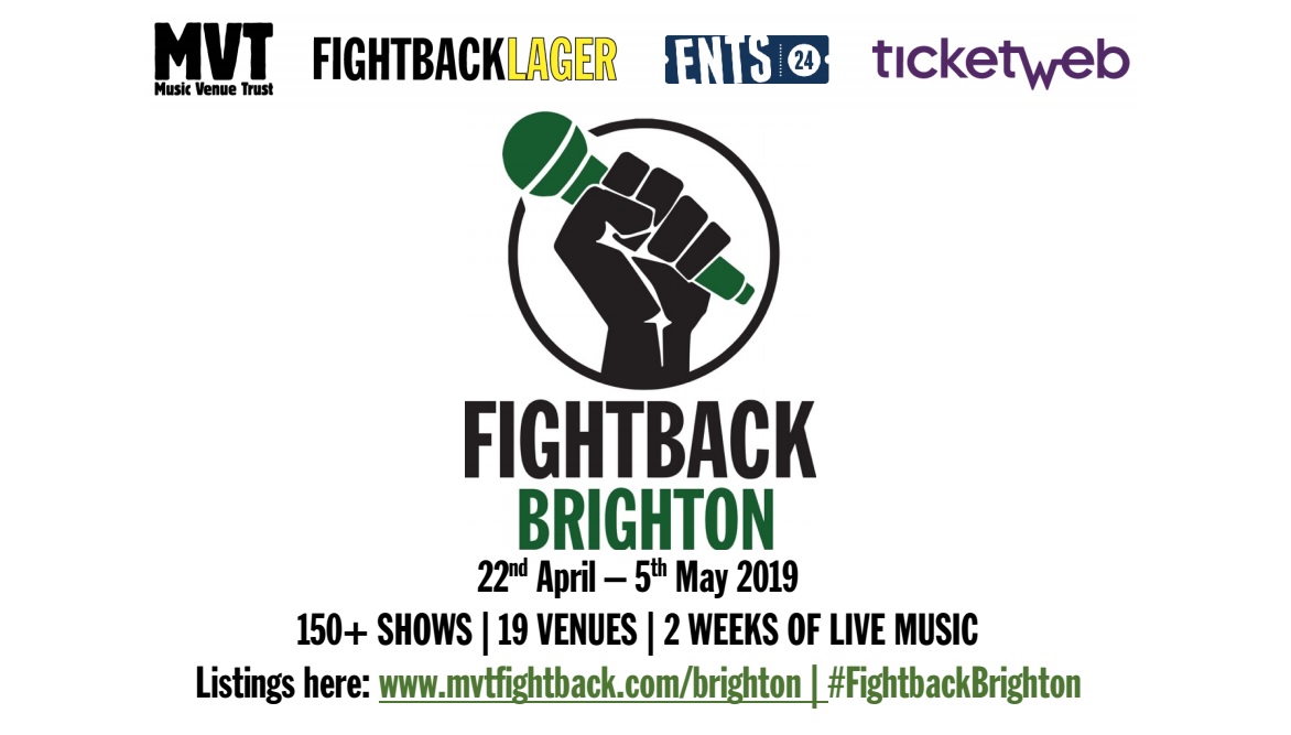 FIGHTBACK BRIGHTON: 150+ shows, 19 venues, 2 weeks of live music