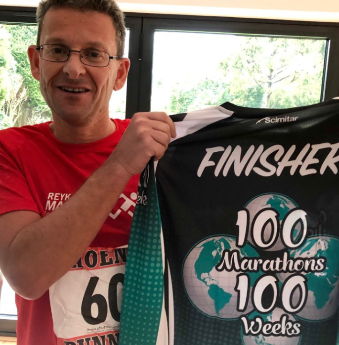 Brighton man runs 100 marathons in 100 weeks
