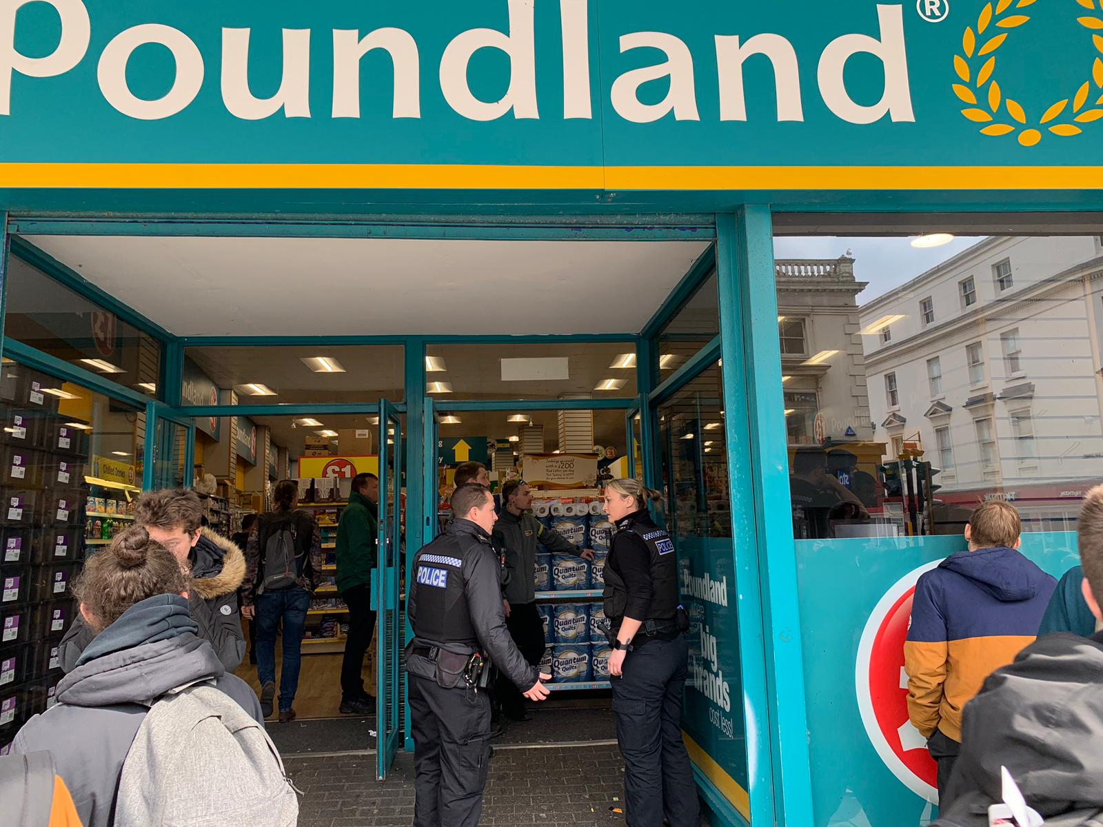 Three boys arrested after fight in Brighton Poundland
