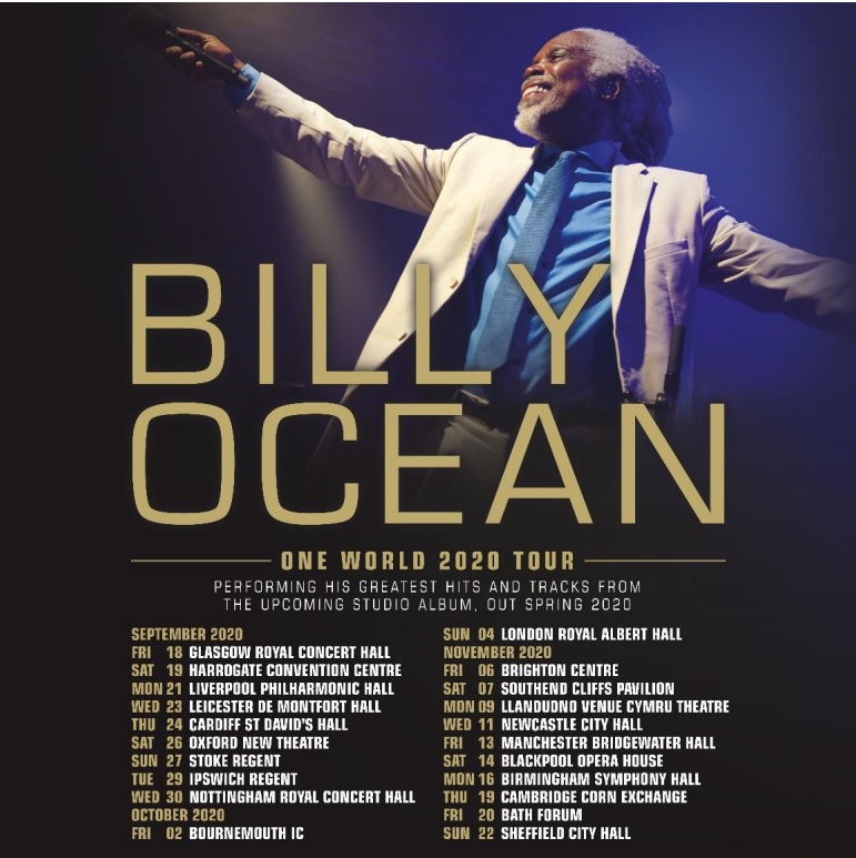 Billy Ocean announces new album and tour with Brighton date included