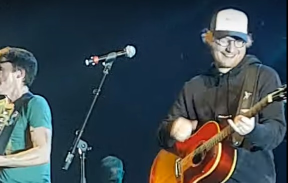 Ed Sheeran makes surprise guest appearance at Brighton gig