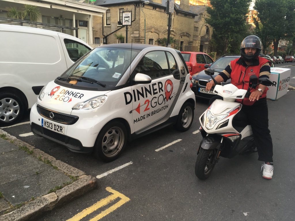 Brighton takeaway delivery service starts delivering newsagent
