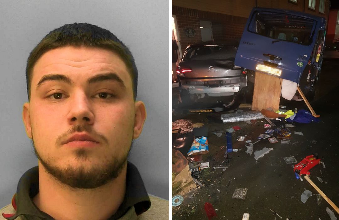 Driver jailed after crashing while high on drink and drugs