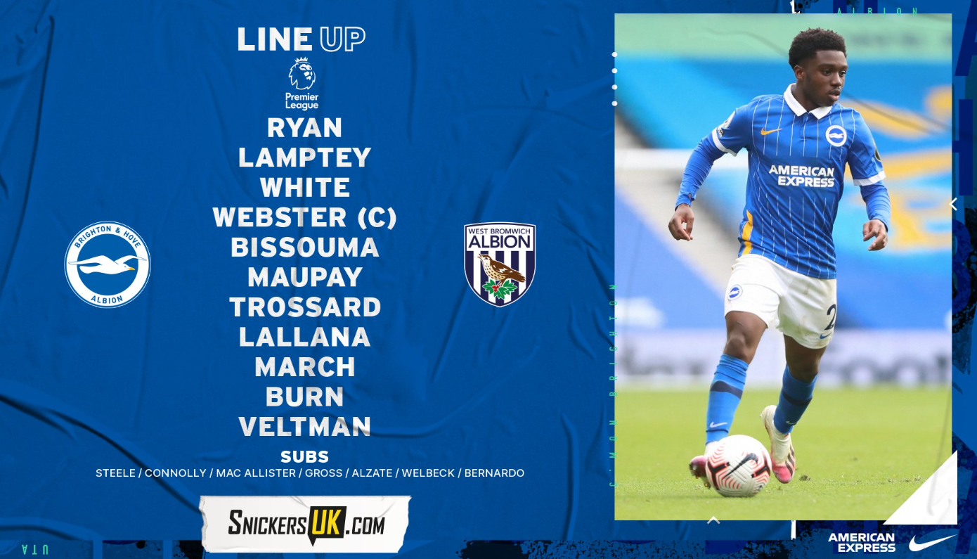 Premier League Match Day 6 – Brighton & Hove Albion v West Bromwich Albion