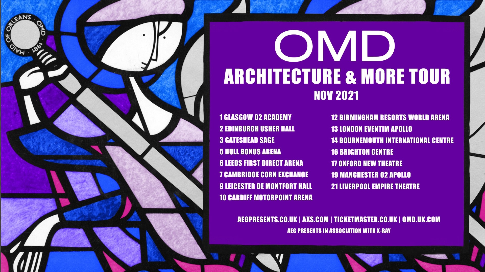 omd tour uk 2022