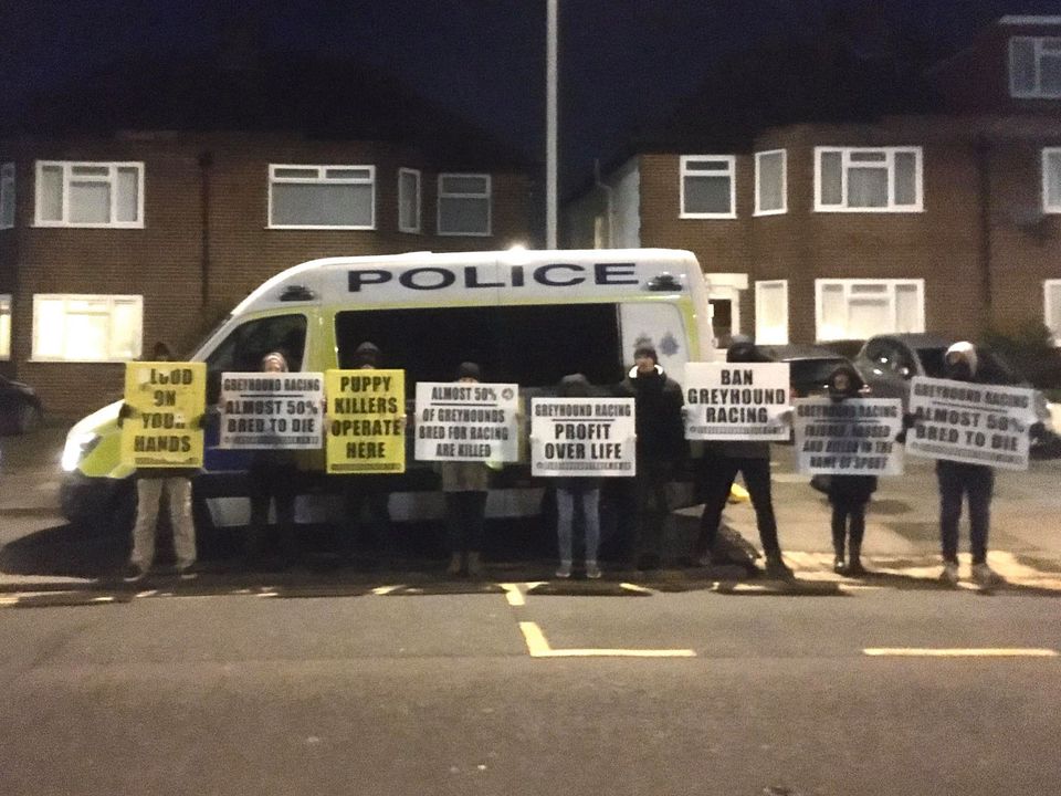 Tensions between neighbours of Hove dogtrack and protesters bubble over