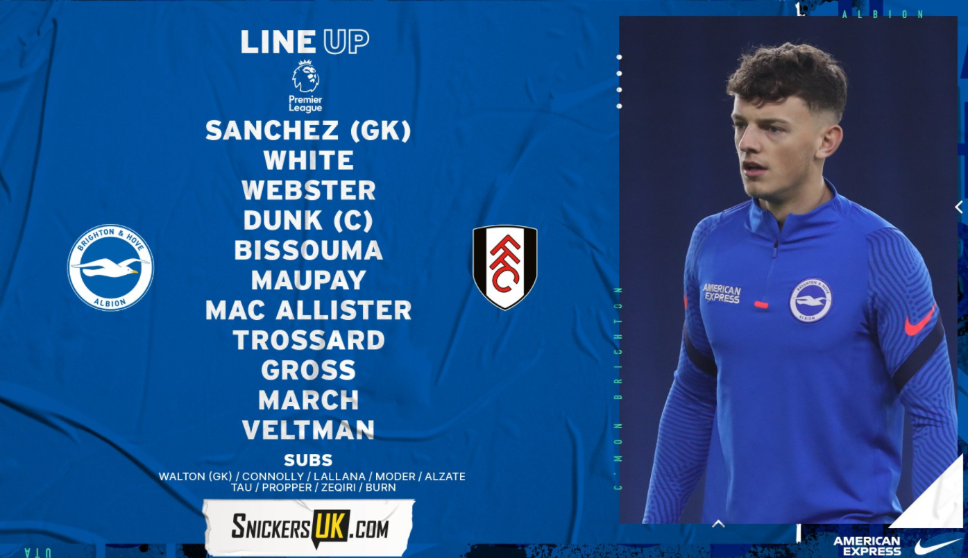 Premier League Match Day 20 – Brighton and Hove Albion v Fulham
