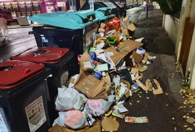 Campaigners oppose communal bins because of overflowing rubbish, fly-tipping and safety concerns