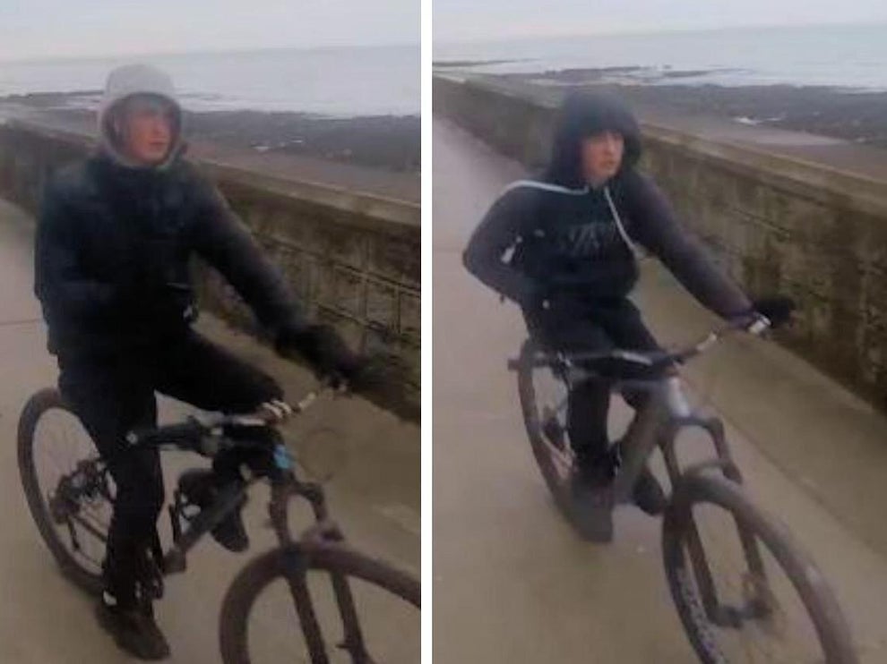 Pensioner suffers broken hand after youths kick him off bike