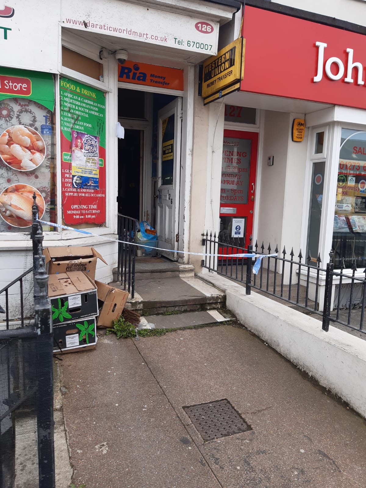 Woman in hospital after Brighton flat fire