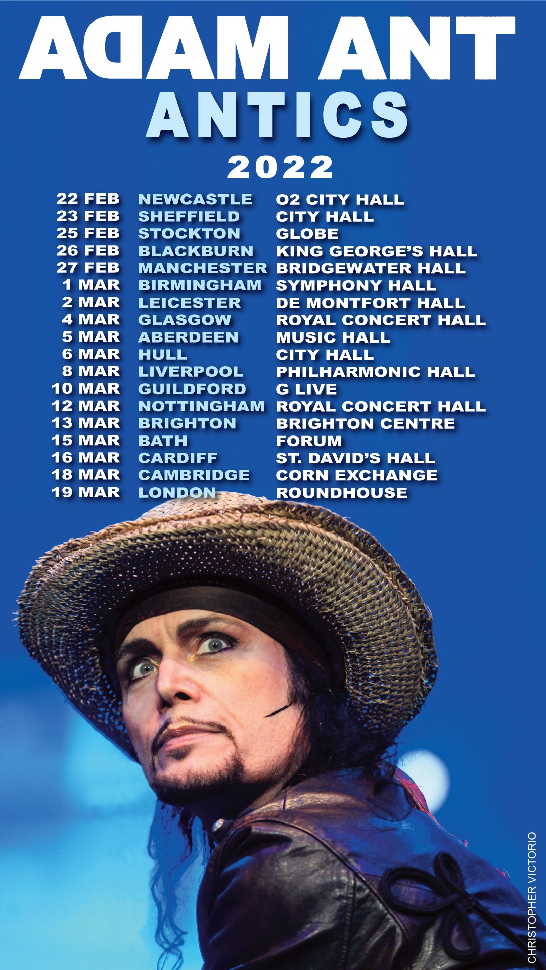 adam ant antics tour