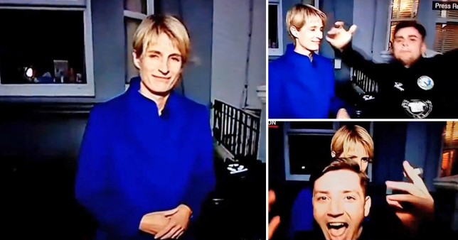 Police appeal for help identifying thugs who shouted abuse at BBC reporter