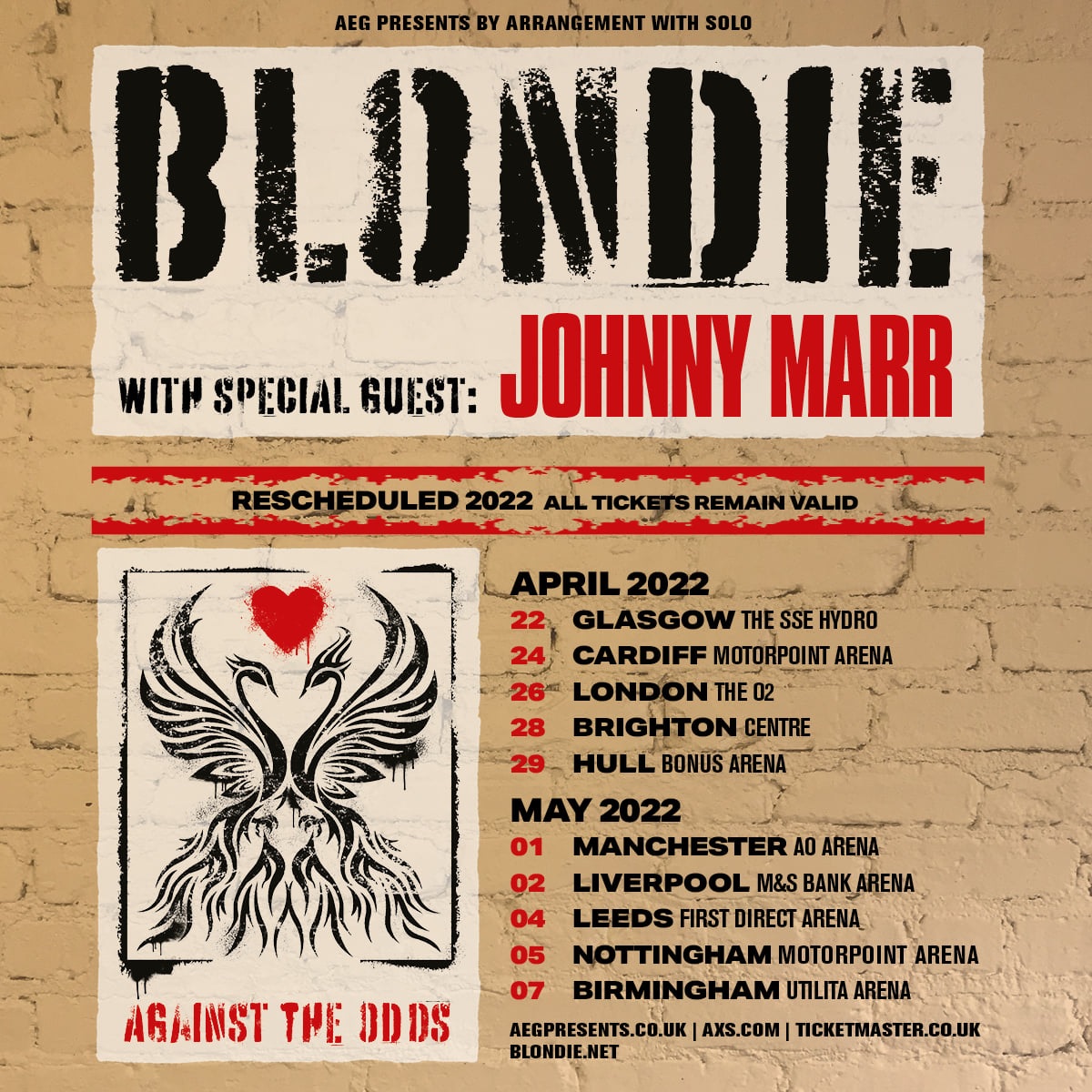 blondie tour 2022 band members