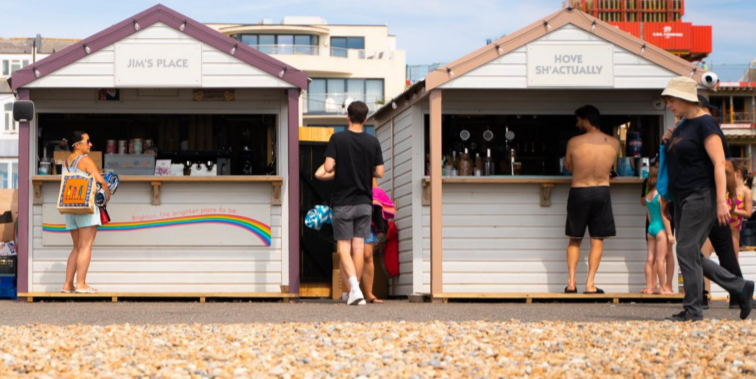 Hove seafront venue seeks planning permission to retain ‘beach hut’ kiosks