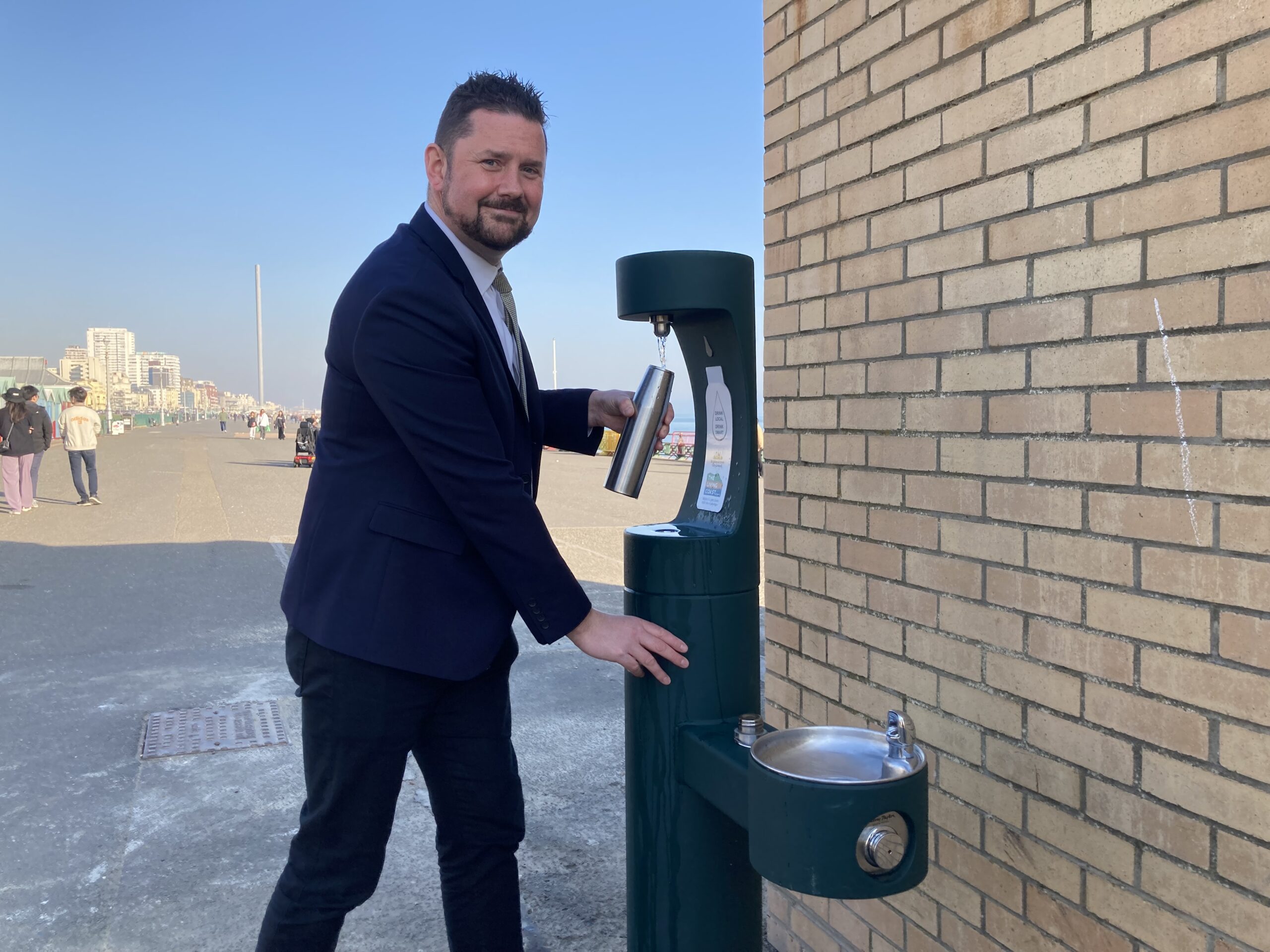 Water fountains installed to cut down on plastic and litter