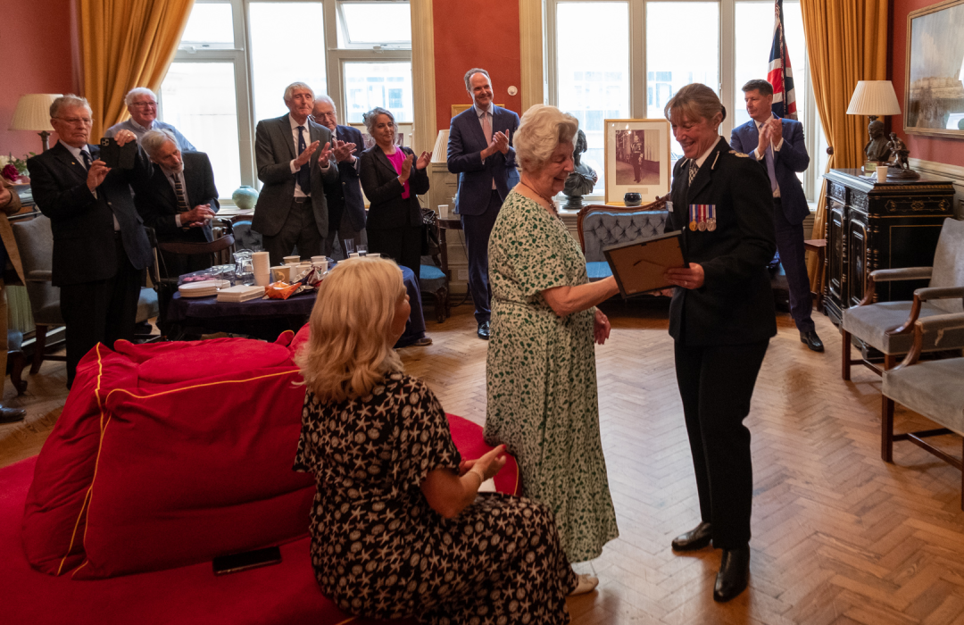 Chief constable honours founder of Old Police Cells Museum in Brighton