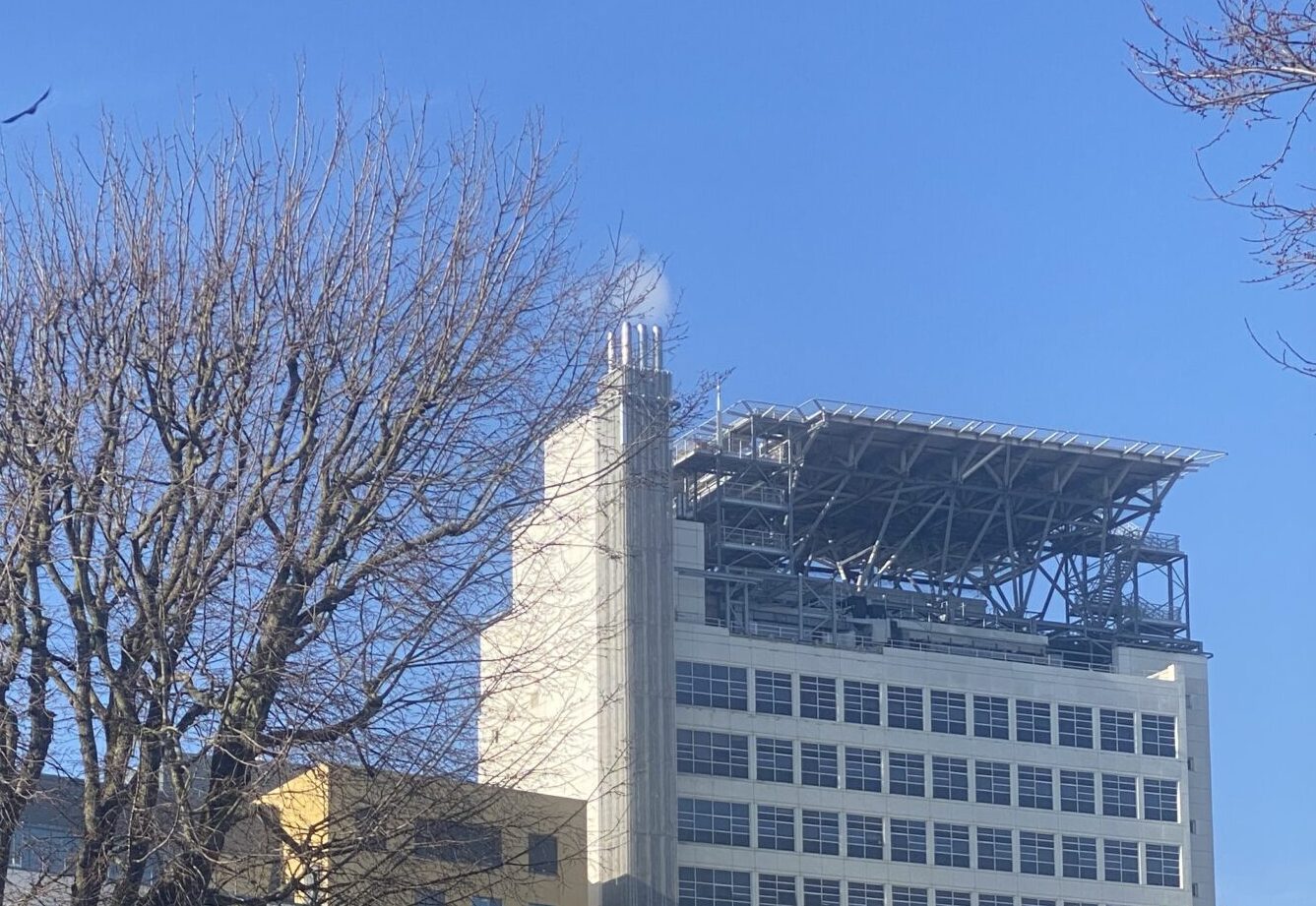 Hospital helideck won’t open until autumn because of fears choppers could damage cladding