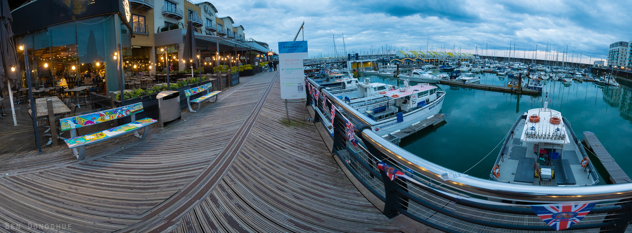 Brighton student’s designs go on show on benches at Marina