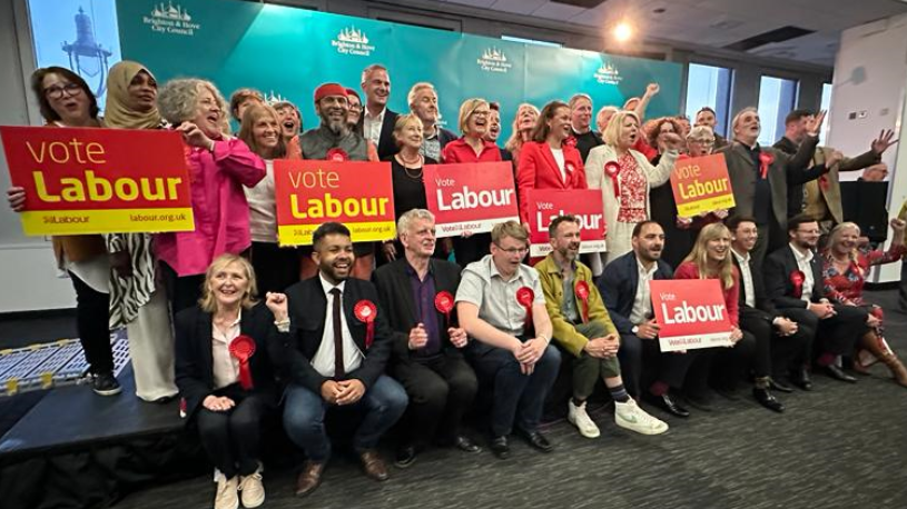 It’s a Labour landslide in Brighton and Hove