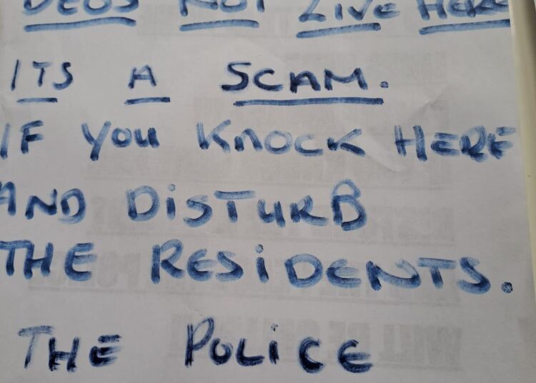 Conned Johns harass Brighton street