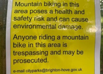 ‘Dangerous’ makeshift track prompts mountain biking ban