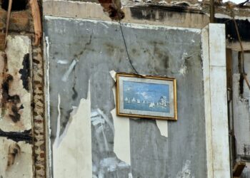 Painting survives Royal Albion blaze