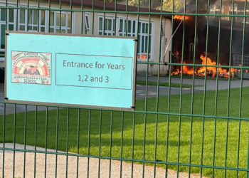 Fire breaks out at Brighton school