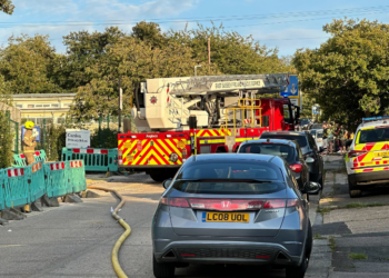Fire breaks out at Brighton school