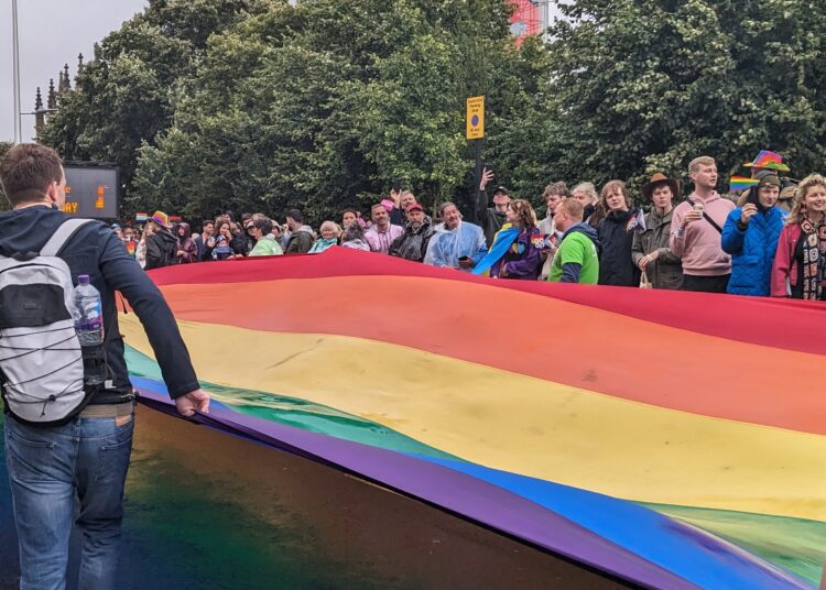It rained on their parade but Pride shines and sparkles