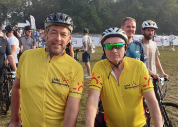 London to Brighton cyclist thanks doctors who saved his life