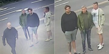 Police seek four football fans in connection with disturbance in Brighton