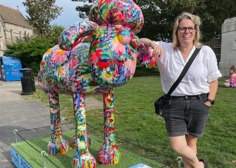 Vandalised Shaun the Sheep sculpture returns after repairs