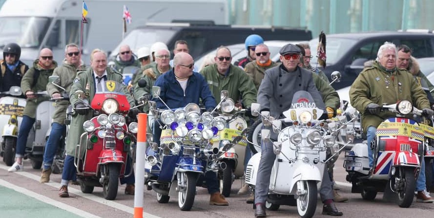 Mods and rockers plot seafront meet up &ndash; for charity