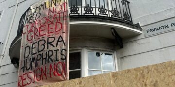 Student occupiers ‘barricaded in’