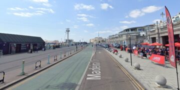 Man taken to hospital after seafront attack