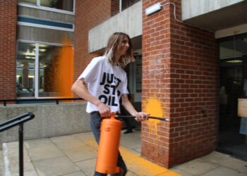 University library vandalised by Just Stop Oil