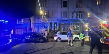 Firefighters tackle blaze in Hove
