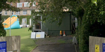 Private school told to take down temporary classrooms