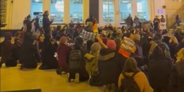 Brighton Station ‘occupied’ by pro-Palestinian protesters