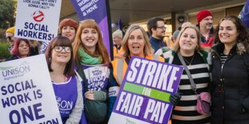 Social workers go on strike in Brighton and Hove