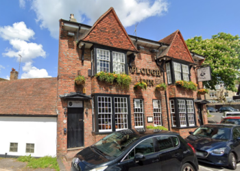 Brick fronted pub, Plough Inn