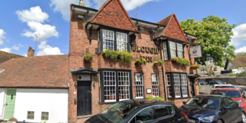 Brick fronted pub, Plough Inn