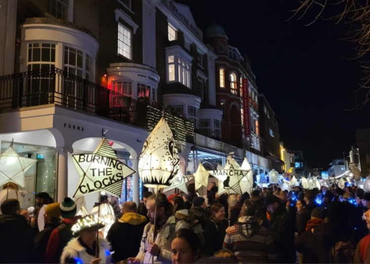 Thousands flock to watch Burning the Clocks