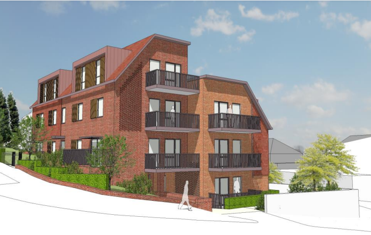 Nine new council flats proposed for derelict library site