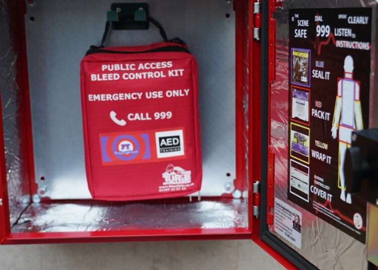 Bleed control kits installed at two Brighton violence hotspots