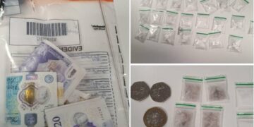 Taxi passenger drug dealer caught with stash of cocaine and cannabis