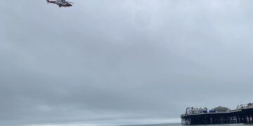 Coastguard searches for missing person