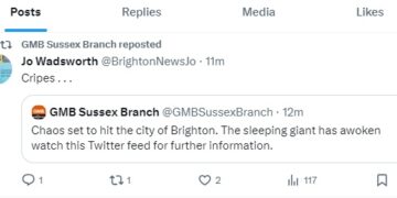 Union rep warns: ‘chaos set to hit Brighton’