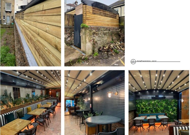Hove wine bar told to dismantle its garden shelter Brighton and Hove News